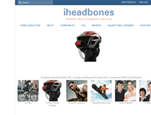 Tablet Screenshot of iheadbones.com